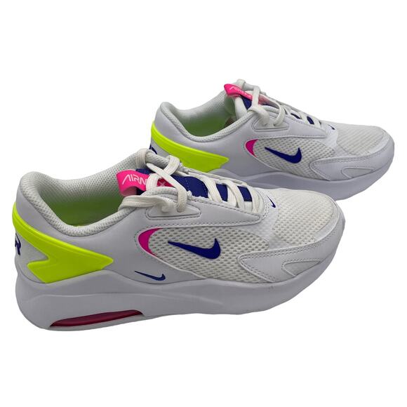 Nike Air Max Excee Sneakers Women’s Size 6 White Neon DD2975-100 Running Shoes - Picture 3 of 8